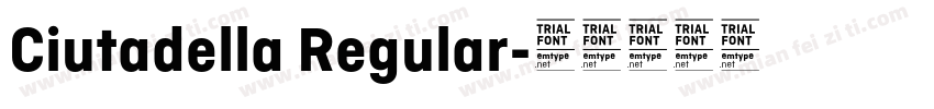 Ciutadella Regular字体转换